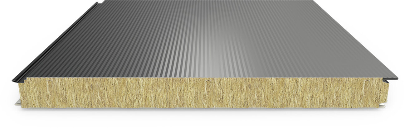 Sandwichpaneel Wand / Decke MiWo-Paneel Typ FV eco