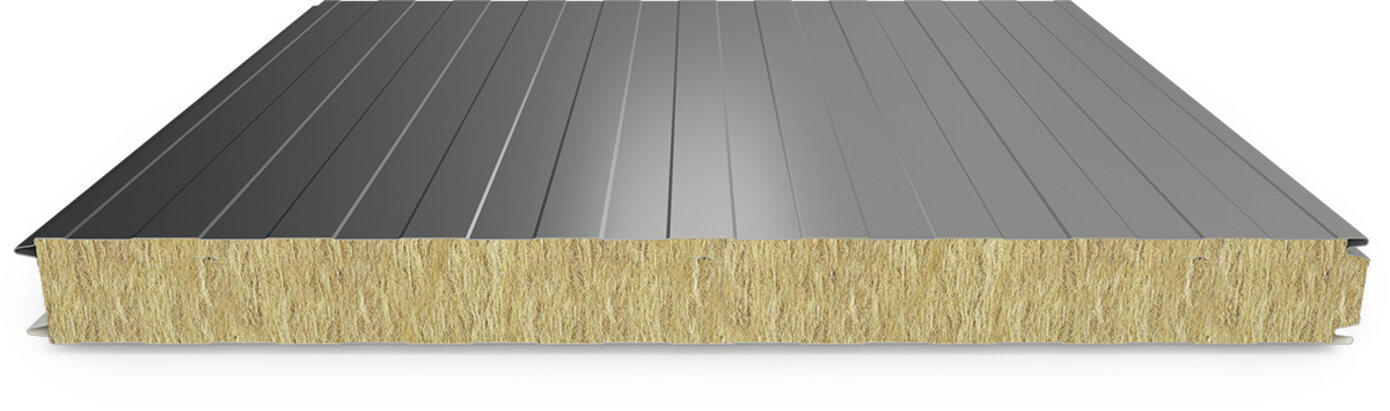 Sandwichpaneel Wand / Decke MiWo-Paneel Typ FP eco
