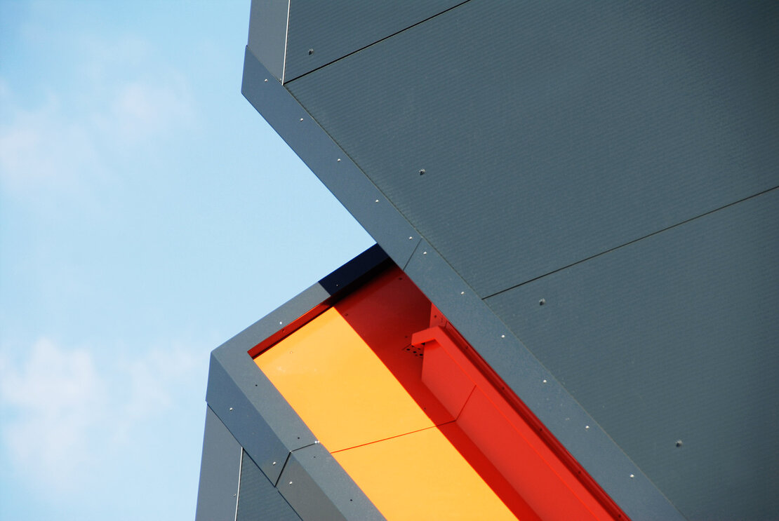 Detailansicht der microprofilierten Oberfläche der Pflaum Typ FO Paneele